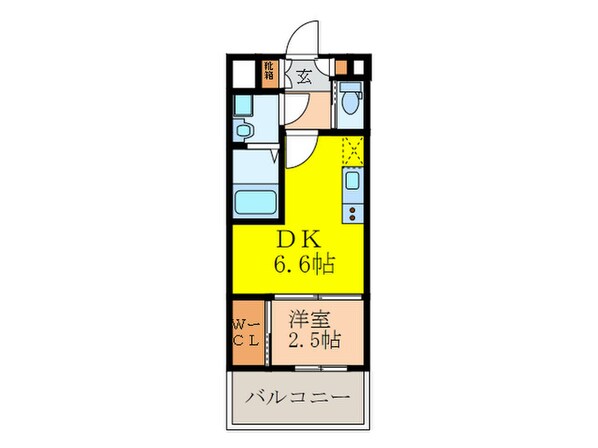 セレニテ三国プリエの物件間取画像